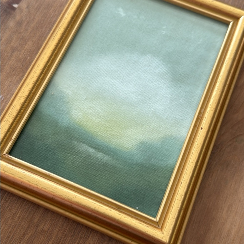 Original Gold Framed Abstract Art